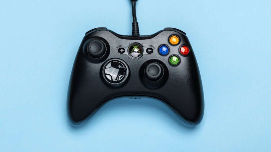 An Xbox 360 Controller.